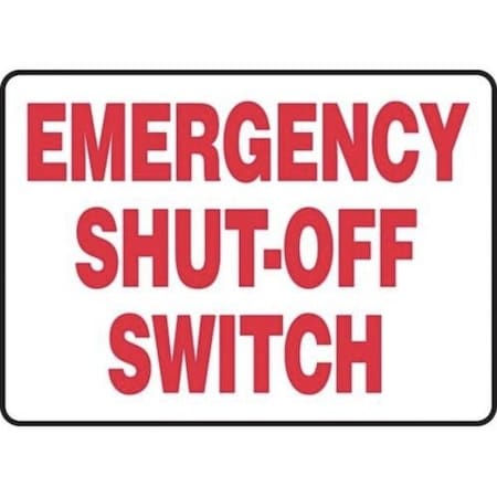 Accuform ELECTRICAL SIGN EMERGENCY SHUTOFF MELC524XT MELC524XT